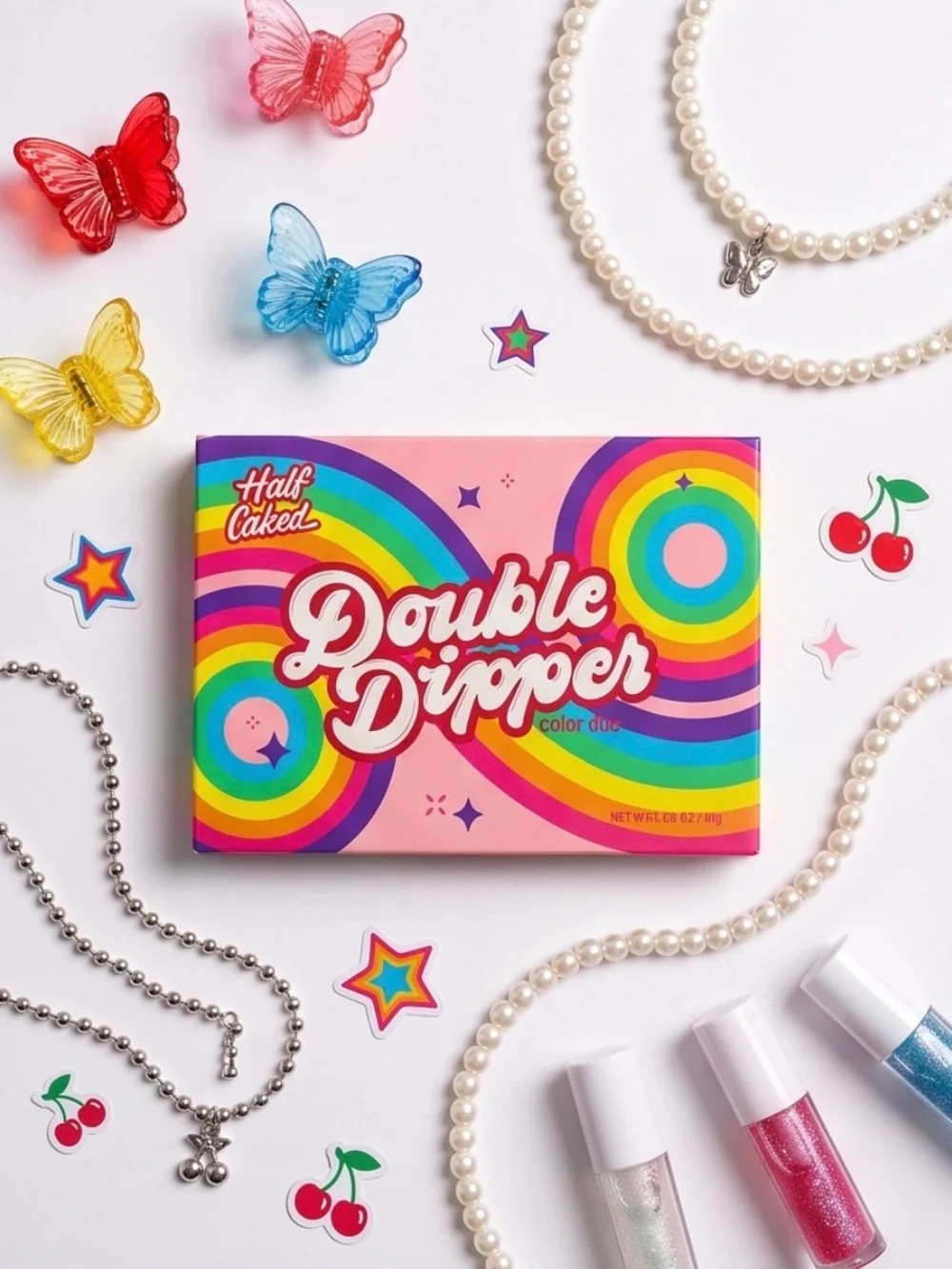 Half Caked Double Dipper Duo Girls Tour Blush Highlighter Set NIB